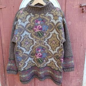 Express Floral Patterned Sweater *VINTAGE*